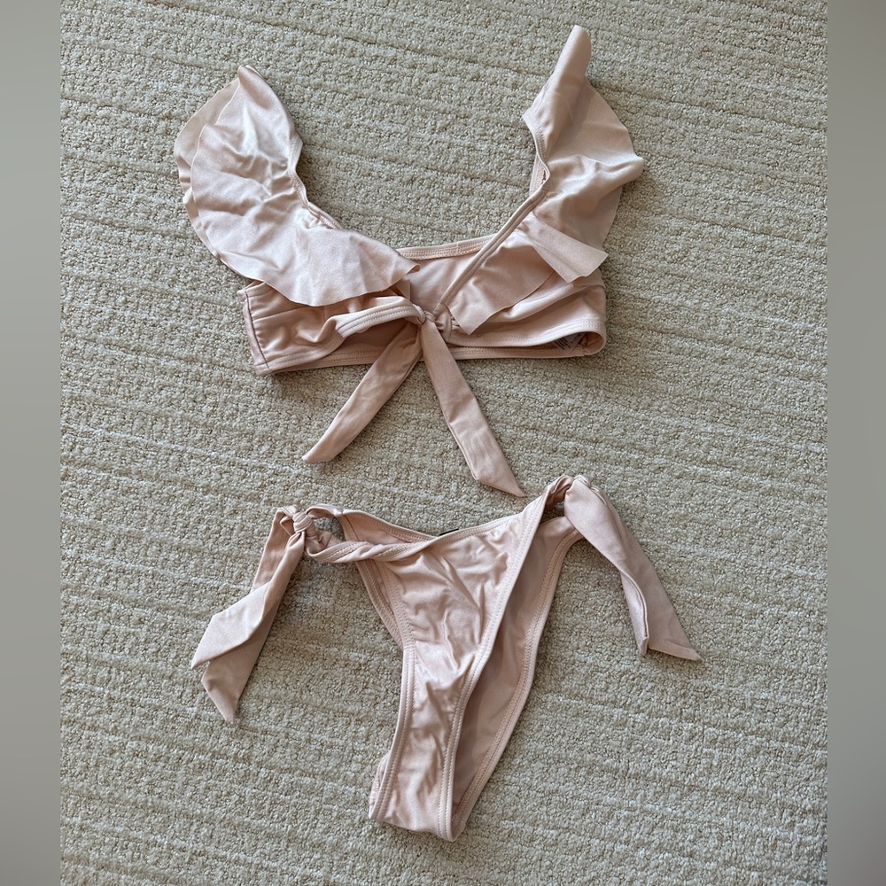 Asos tan bikini set size 0-2 XS